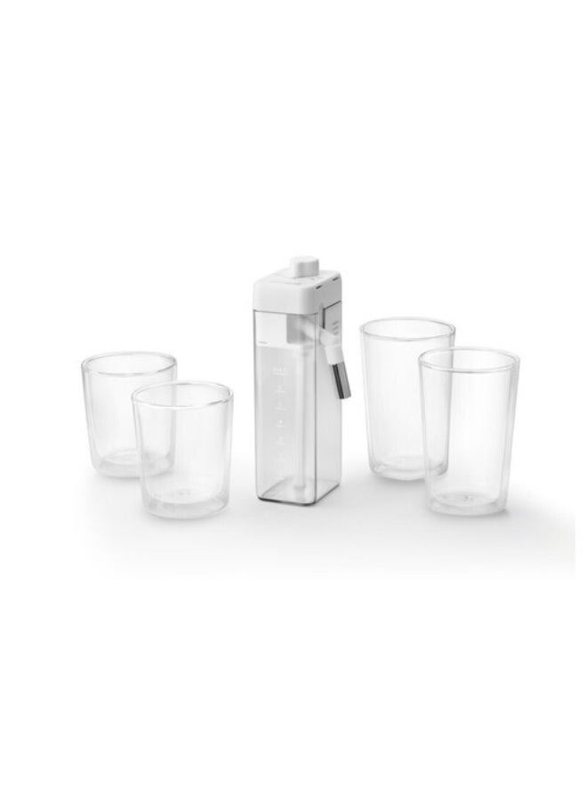 De'Longhi Rivelia Upgrade Set Coffee Maker Carafe, 15 fl oz Double Wall Glass, Cold Foam, Detachable, Self Cleaning - Image 2